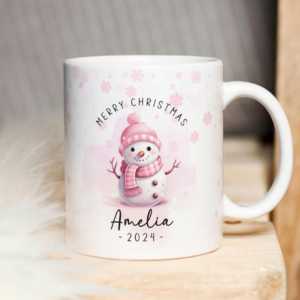 Name Printed Customizable White Mug