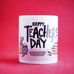 One Happy Teachers Day Printed Mug - Appetizers & Snacks