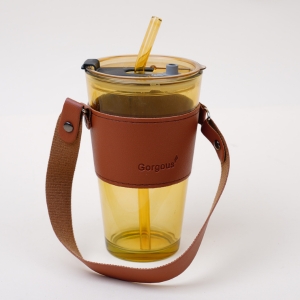 Portable Glass Sipper with Straw : Send Gift Hampers to Karnal