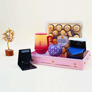 Premium Utility-Based Dublin Mug Gift Hamper with Ferrero Rocher