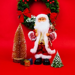 Santa Claus Toy With Tree Candle For Christmas : Christmas Best Sellers