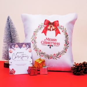The Silver Tree Merry Christmas Cushion Set Combo