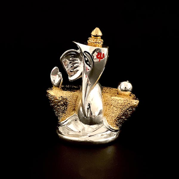Send Silver Golden Ganesha Online
