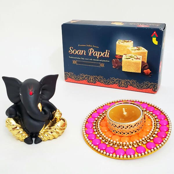 Send Beautiful light with Ganesha and Soan Online