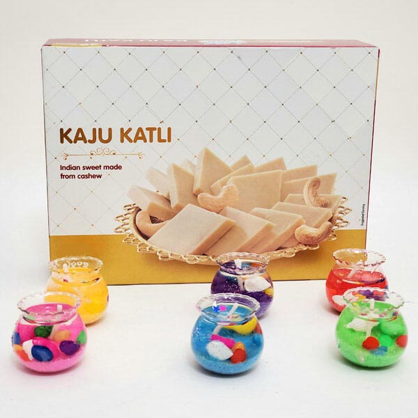 Send Dozen lights with Kaju Katli Online