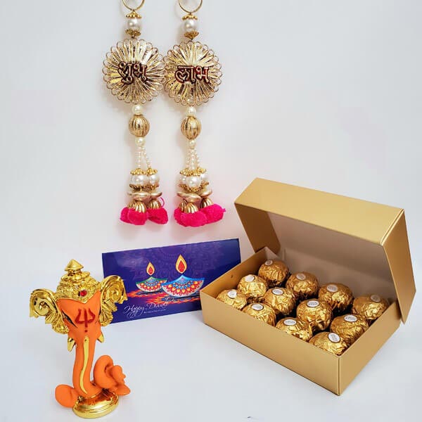 Send Diwali with Ganesha and Shubh Laabh Online