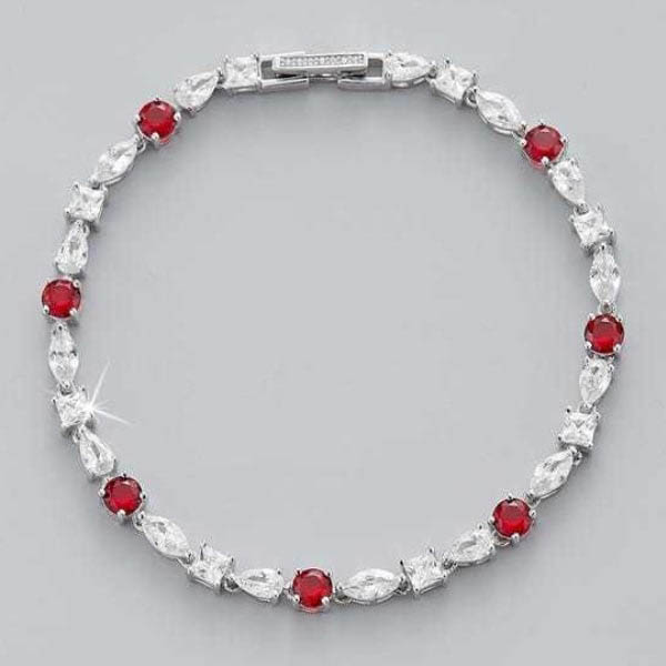 Send Beautiful Ruby Bracelet Gift Online