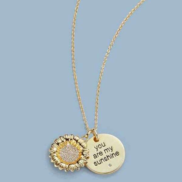 Send Designer You are My Sunshine Necklace Online