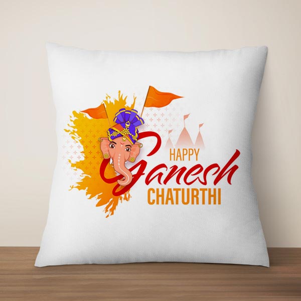 Send Colourful Cushion for Ganesh Chaturthi Online